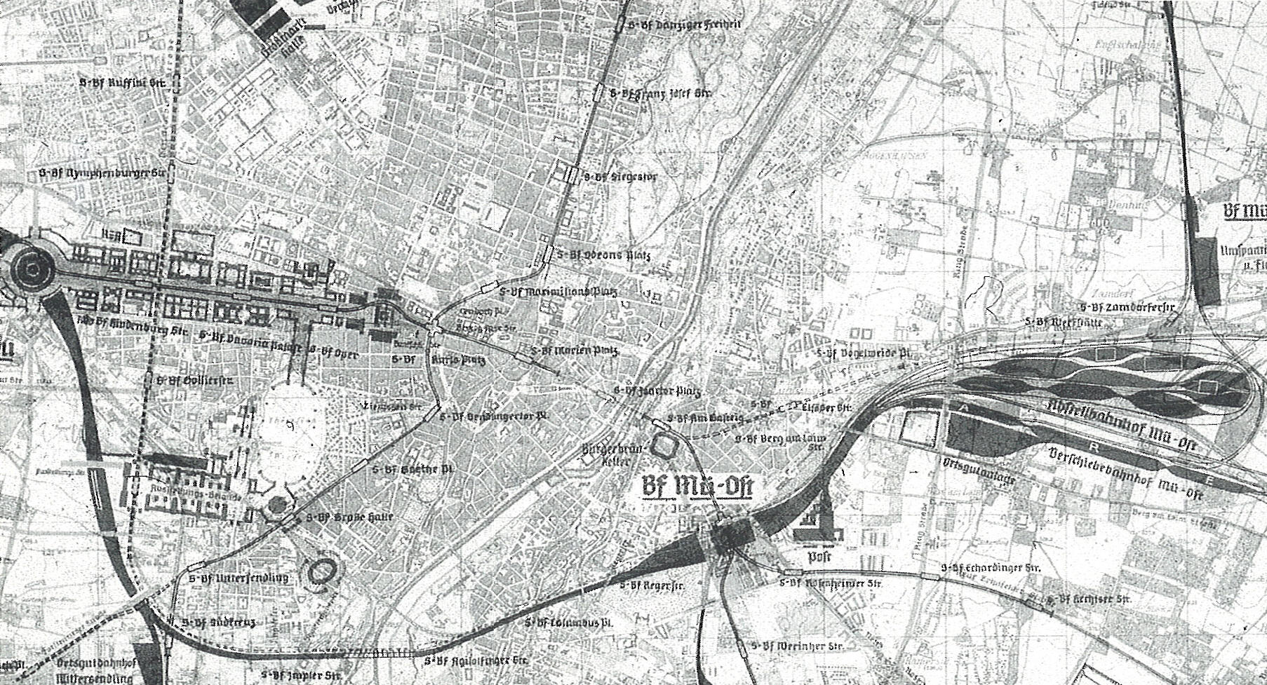 S-Bahn plan of 1941